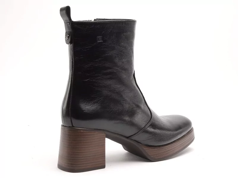 Dorking D9157 AL Noir Boots et Bottines à Talons Femme