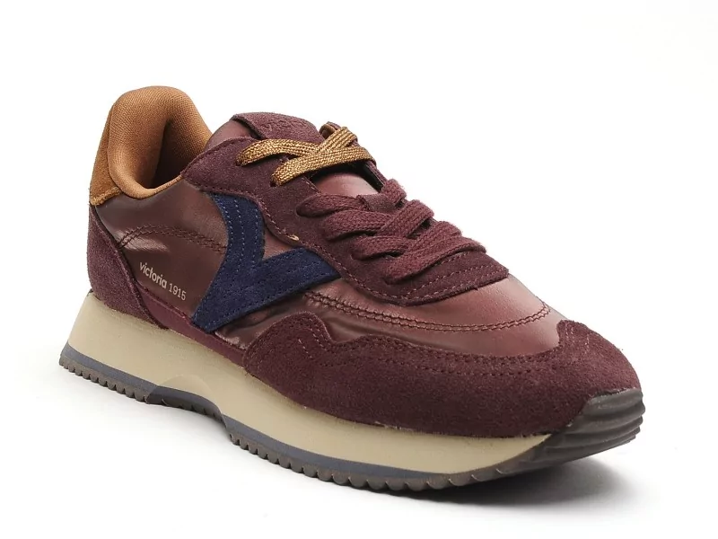 Victoria COSMOS NYLMET1134119 Bordeaux Baskets Basses Femme