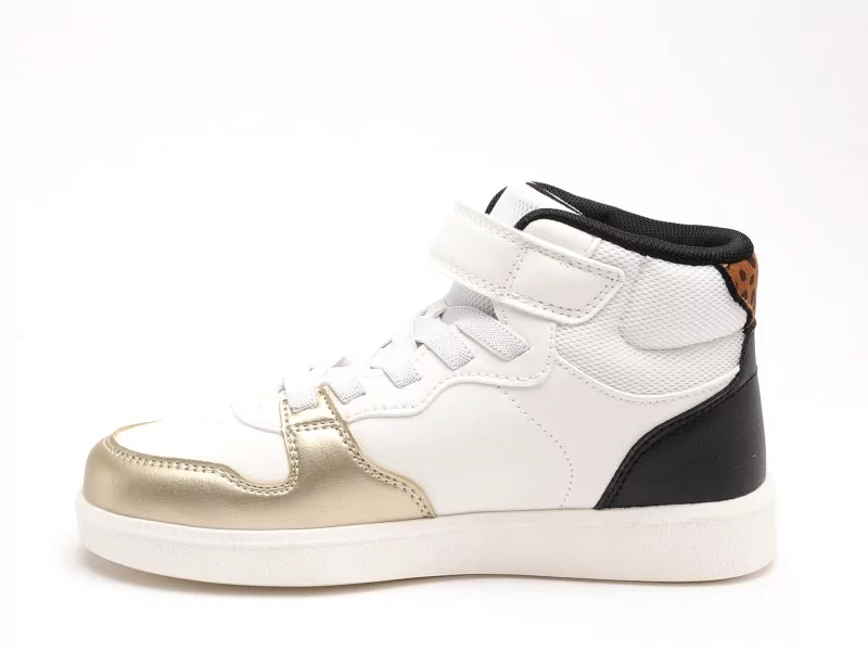 Geox J NEW EMBERLIX GIRL J66DKC Blanc Baskets Montantes Fille