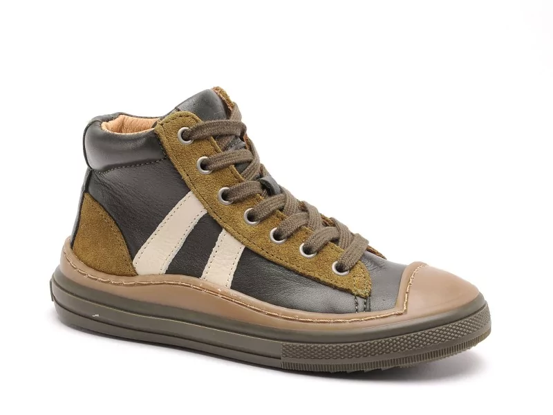 Norvik JARY Kaki Baskets Montantes Garçon