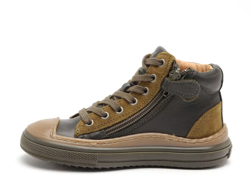 Norvik JARY Kaki Baskets Montantes Garçon