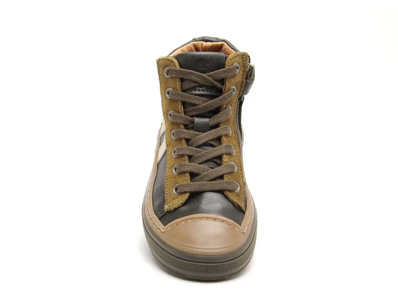Norvik JARY Kaki Baskets Montantes Garçon