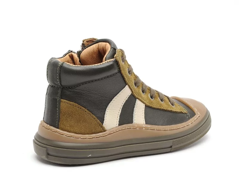Norvik JARY Kaki Baskets Montantes Garçon