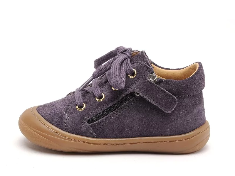 Shoo Pom TOM ZIP LACE Violet Chaussures Premiers Pas