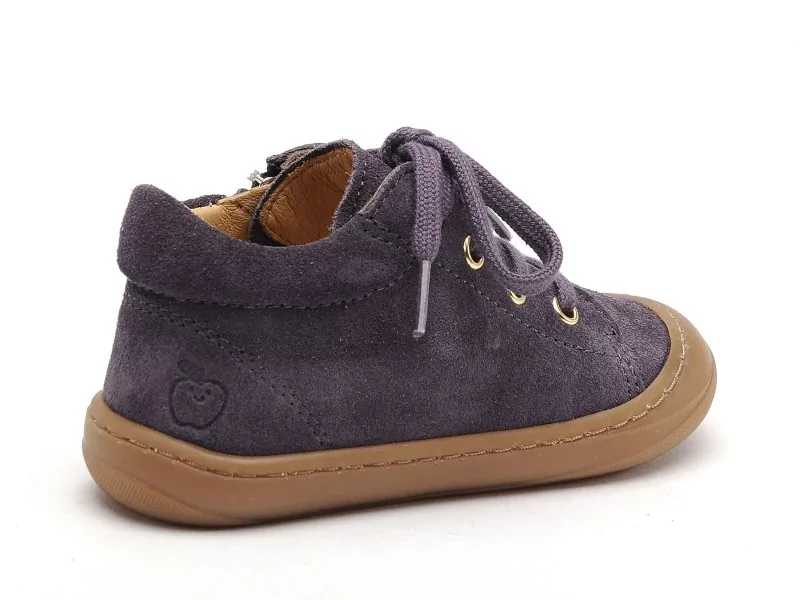 Shoo Pom TOM ZIP LACE Violet Chaussures Premiers Pas
