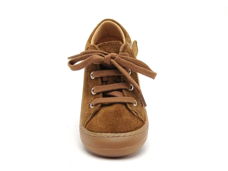 Shoo Pom TOM ZIP LACE Marron Chaussures Premiers Pas