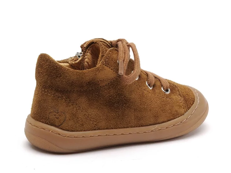 Shoo Pom TOM ZIP LACE Marron Chaussures Premiers Pas