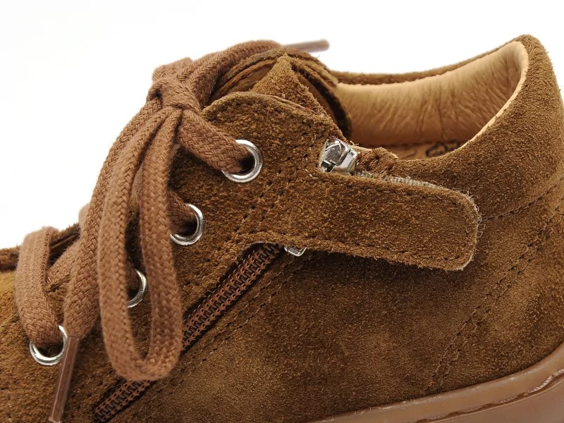 Shoo Pom TOM ZIP LACE Marron Chaussures Premiers Pas