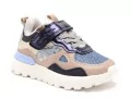 Shoo Pom JOGGY SCRATCH Bleu Baskets Basses Fille