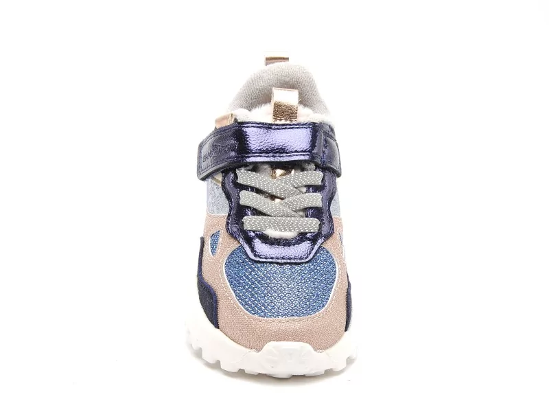 Shoo Pom JOGGY SCRATCH Bleu Baskets Basses Fille