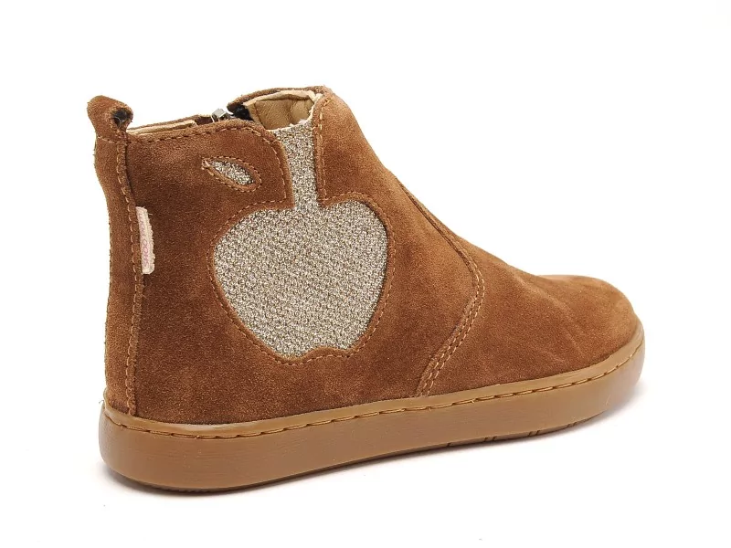 Shoo Pom PLAY NEWAPPLE Marron Boots et Bottes Fille