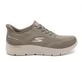 Skechers 216924 GOWALK Kaki Baskets Basses Homme