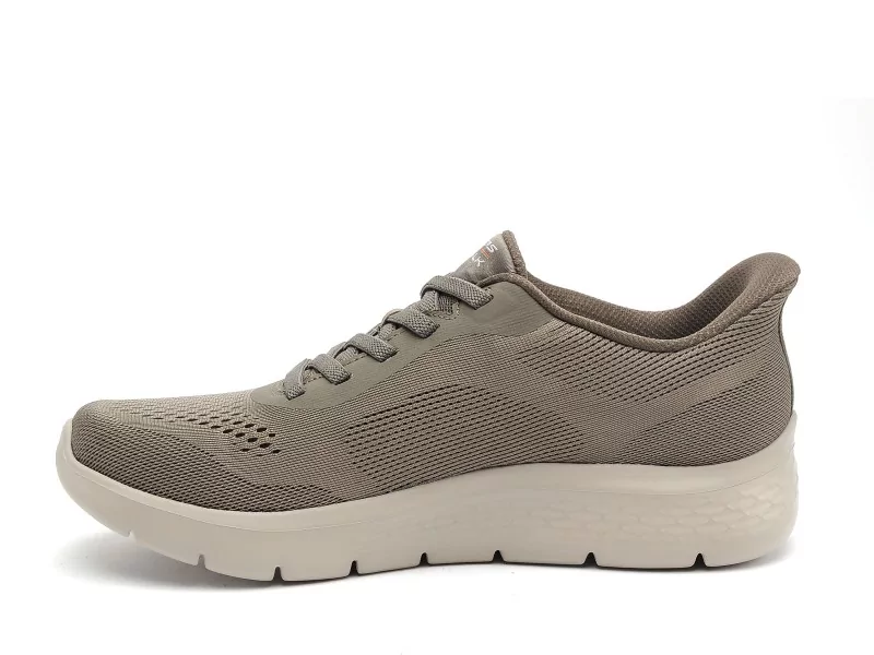 Skechers 216924 GOWALK Kaki Baskets Basses Homme