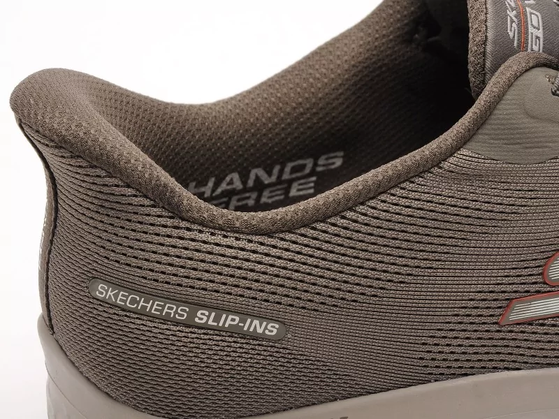 Skechers 216924 GOWALK Kaki Baskets Basses Homme