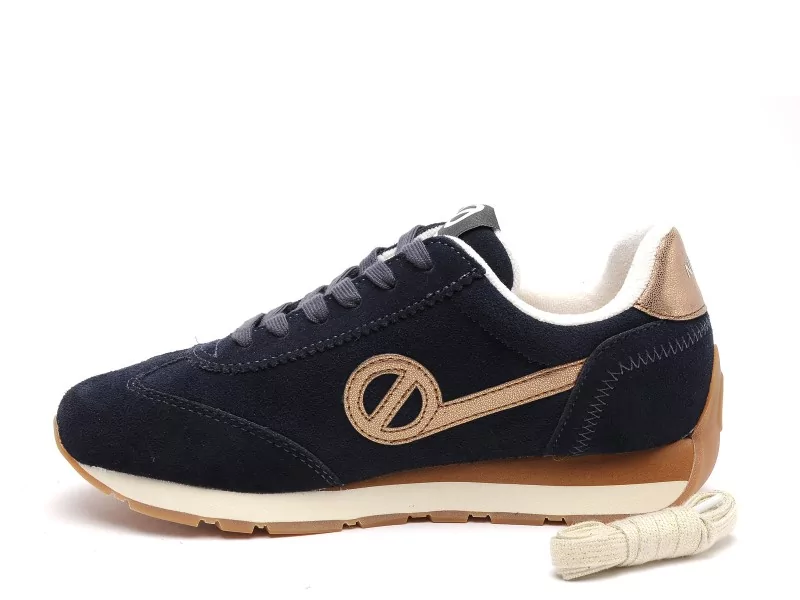 No Name CITY RU JOGGER Bleu Baskets Basses Femme