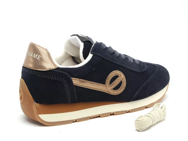 No Name CITY RU JOGGER Bleu Baskets Basses Femme