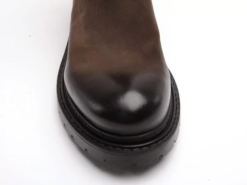 Metisse MA05 Marron Boots et Bottines à Talons Femme