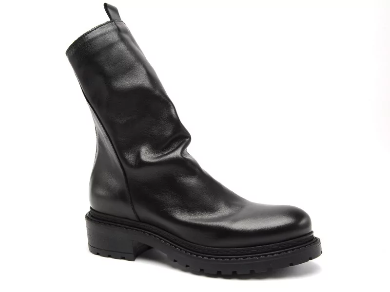 Metisse MA05 Noir Boots et Bottines à Talons Femme