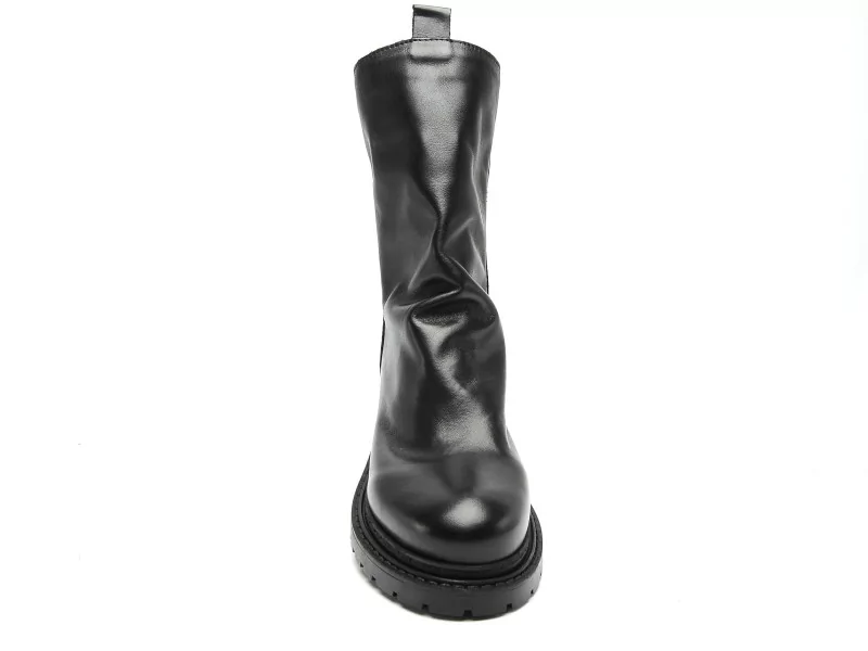 Metisse MA05 Noir Boots et Bottines à Talons Femme