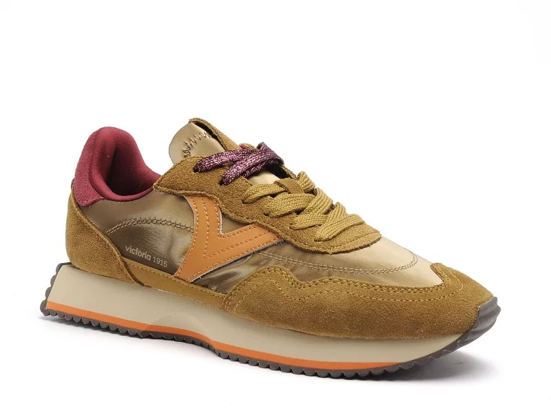 Victoria COSMOS NYLMET1134119 Kaki Baskets Basses Femme