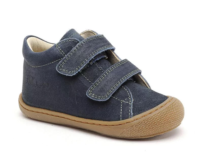 Naturino COCOON VL SUEDE WAX Bleu Bebe