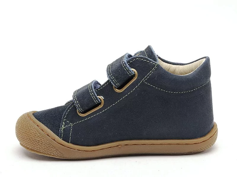 Naturino COCOON VL SUEDE WAX Bleu Bebe