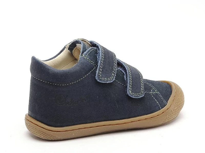 Naturino COCOON VL SUEDE WAX Bleu Bebe
