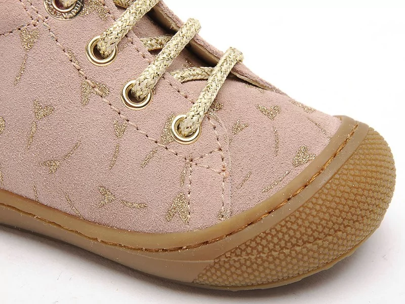 Naturino COCOON SUEDE PR GLIT Rose Bebe