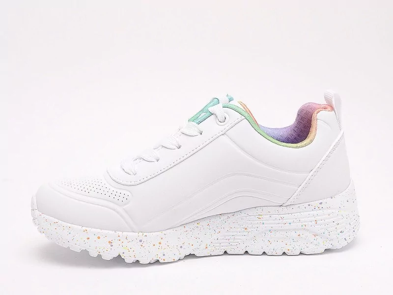 Skechers 310370L UNO Blanc Baskets Basses Fille
