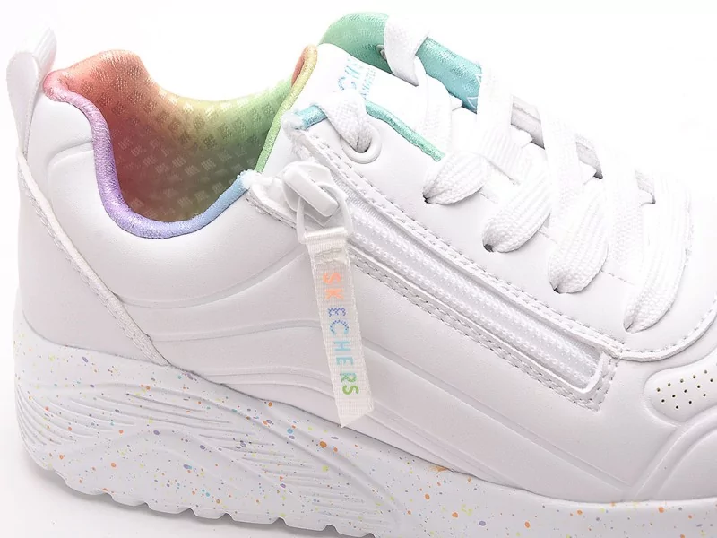 Skechers 310370L UNO Blanc Baskets Basses Fille