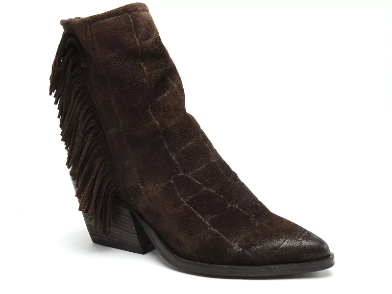 Mimmù M705M51 Marron Boots et Bottines à Talons Femme