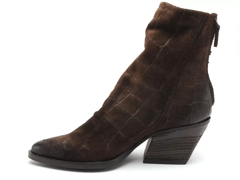Mimmù M705M51 Marron Boots et Bottines à Talons Femme