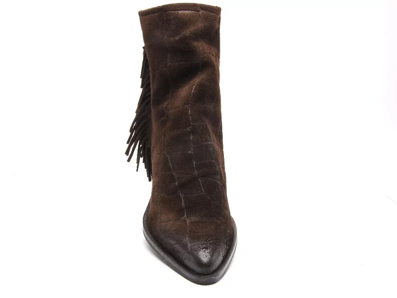 Mimmù M705M51 Marron Boots et Bottines à Talons Femme