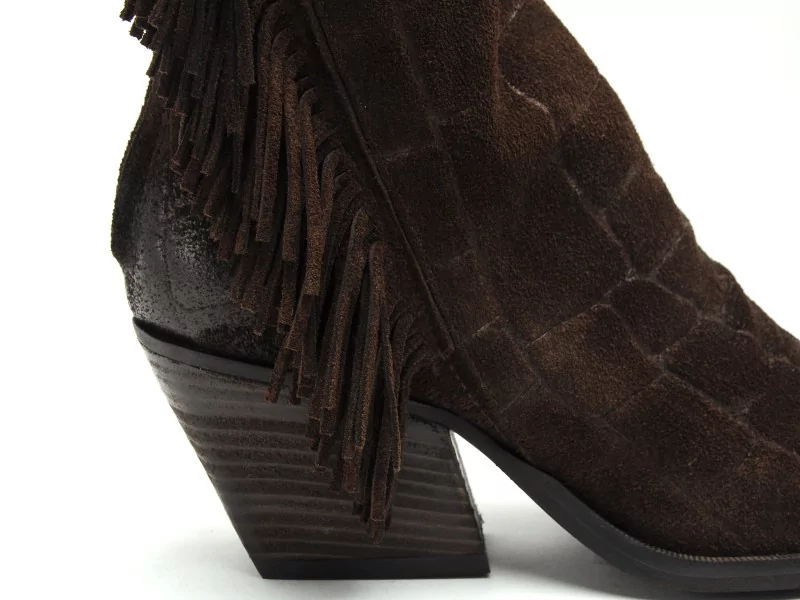 Mimmù M705M51 Marron Boots et Bottines à Talons Femme