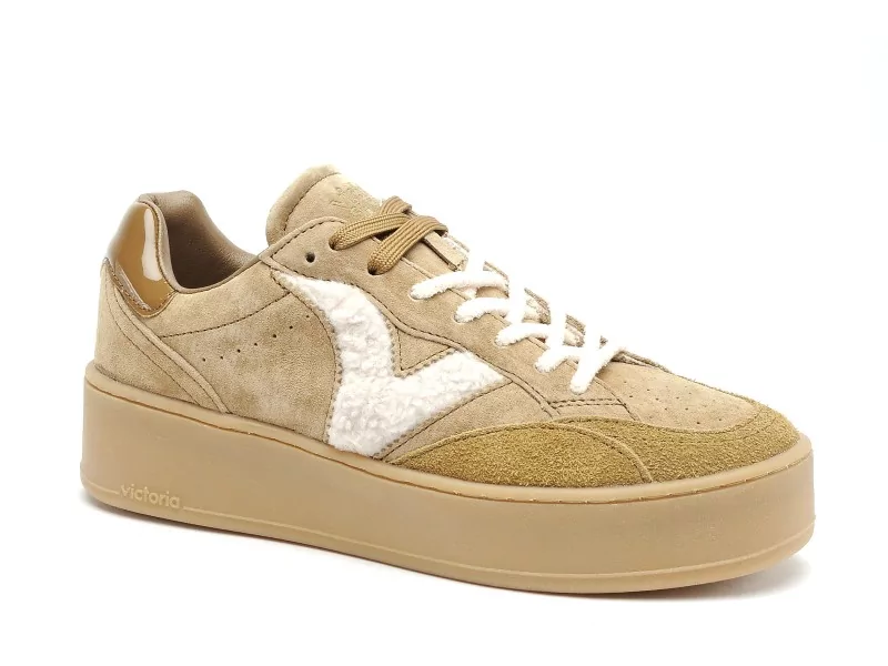 Victoria TURIN SERBO126510 Beige Baskets Basses Femme