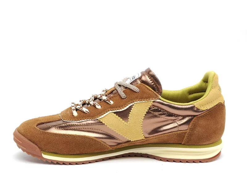 Victoria SATURNO SERMET 1158118 Marron Baskets Basses Femme