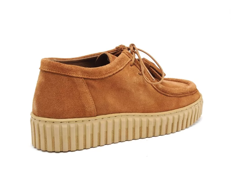 Coco Abricot AMATHAY Marron Derbies Femme