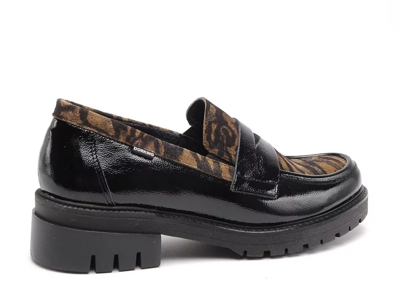 Dorking D9772NAZNA Noir Mocassins Femme