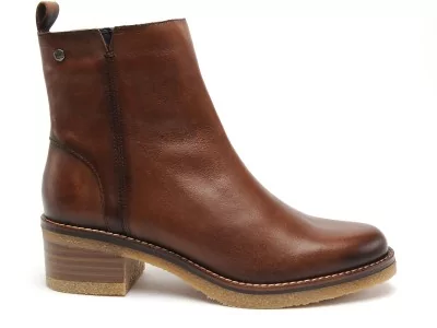 D9742 SK Marron Boots et Bottines à Talons Femme