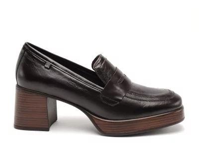 D9334ALAAL Marron Mocassins Femme