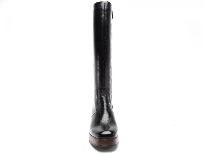 Dorking D9339AL Noir Bottes à Talons Femme