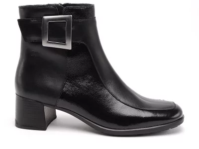 D9199 SUNA Noir Boots et Bottines à Talons Femme