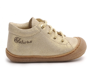 NATURINO COCOON SUEDE GLITTER<br>Or
