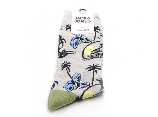 CHAUSSE PIED GEANT JACKINGSTON HIGH SUMMER SKULL SOCK:Gris