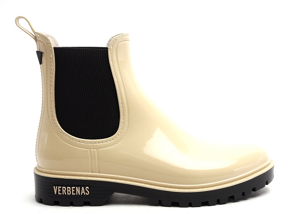 Verbenas boots bottine plates gaudi brillo beige