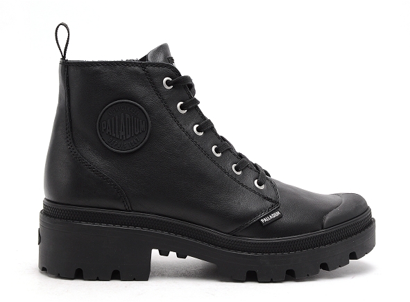 Palladium boots bottine plates pallabase leather noir