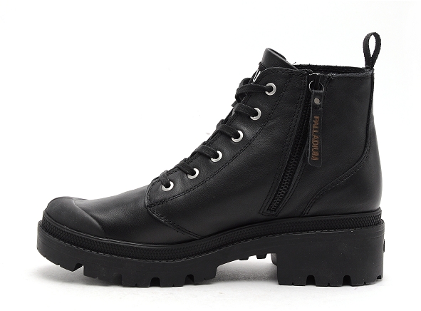 Palladium boots bottine plates pallabase leather noir2772201_3