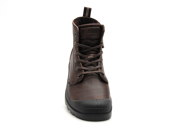 Palladium boots bottine pampa  zip leather marron2772601_4