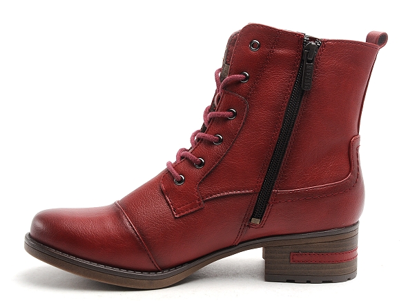 Mustang boots bottine talons 1229513 rouge2827702_3