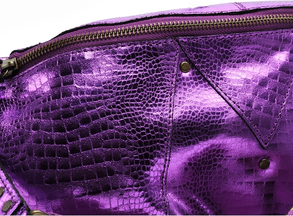 Pieces ville pcmilla leather bumbag fc violet2953403_4
